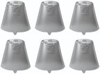 FCS Pack of 6 Click Sleeve for Siemens Signia Run/Prompt/Intuis Click-CIC/ITC and RIC Hearing Aid (Closed-Small).