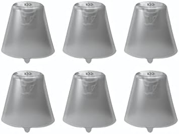 FCS Pack of 6 Click Sleeve for Siemens Signia Run/Prompt/Intuis Click-CIC/ITC and RIC Hearing Aid (Closed-Small).