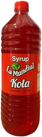 Kola Syrup - Sirope de Kola - La Mundial - 50.7 fl. Oz / 1500 mL