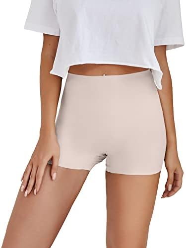 SHARICCA BoyShorts Panties for Women Seamless Soft Boy Shorts Underwear Short Boxer Briefs Anti Chafing Multiple Pack