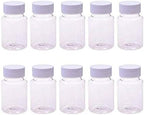10PCS Empty Plastic Medicine Pill Bottle Container Solid Powder Medicine Chemical Bottles,20ML