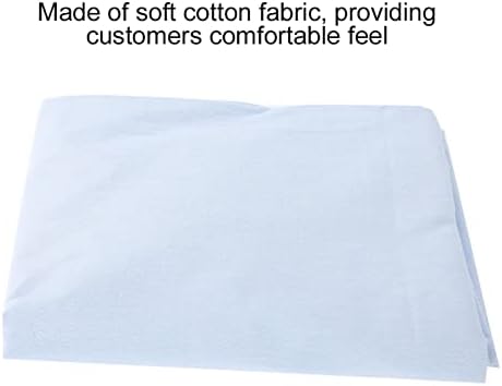 Akozon Soft Cotton Bed Cover for Beauty Salon Massage SPA with Face Breath Hole - Khaki, 8 Color Options (80 * 200 Plus Hole Cloth)