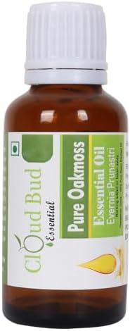 Pure Oakmoss Essential Oil 30ml 1.01oz Evernia Prunastri 100% Pure and Natural Steam Distilled