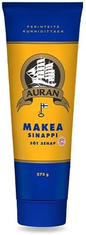 Auran Mustard (Pack of 10) - Pick Any 10 pack from Many Flavors Finnish Mustard