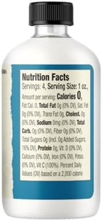 Top Hat Keto Sugar Free Elderflower Tonic Syrup & Quinine Concentrate - Naturally Sweetened with Monk Fruit - Craft Soda Mixer for Skinny Cocktail Drinks - Just Add Seltzer Water - 4oz Bottle
