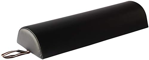 Master Massage 6" Half Round Bolster - Black