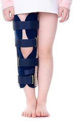 KEULEN Child Knee Joint Fixation Belt, Knee Immobilizer Brace Support, Adjustable Tightness, Breathable and Comfortable Fabric, Firmly Fixed, for Post OP Patella Injury Osteoarthritis