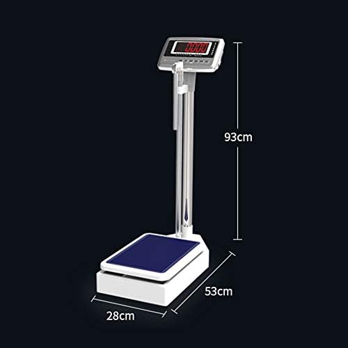 Professional Physician Weight Scale,Electronic Height and Weight Scale, Doctor Scale, High Precision Sensor, Suitable for Gym, Hospital, 200Kg/440 Lb Capacity