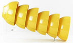Calypso Basics by Reston Lloyd Melamine Bowl, Set of 6, Lemon Yellow