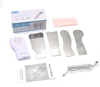 Angzhili 4 Pcs/Set Dental Photography Mirrors,Fog Free Intraoral Photography Mirror, 2 Sided Intraoral Photo Reflector with Fan and Light,Automatic Defogging Stainless Steel Occlusal Mirror