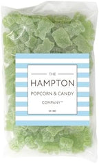 The Hampton Candy Company Mojito Sour Gummy Bears (Non-Alcoholic), Green Candy, 1 Pound Bulk Bag, Green Gummy Bears