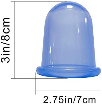 Silicone Massage Cups, Massage Cupping Therapy Sets (Big Size*2)