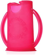 Flipping Holder Squeeze Proof Food Pouch Holder for Toddlers, Babies, Kids, Mess Free No Squeeze Juice Box Drink and Applesauce Snack Holder with Easy Grip Handles and Lid