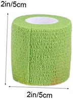 Elastic Elastic Wrap Bandages 6pcs 5x450cm Self Adherent Wrap Tape Comfortable Nonwoven Material for Athletes