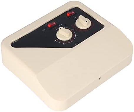 380V Sauna Stove Controller with Probe Wire, Sauna Stove Temperature Controller Replacement, PP External Controller for 9 to 15KW Sauna Stove, Spray Proof and Sauna Accessories