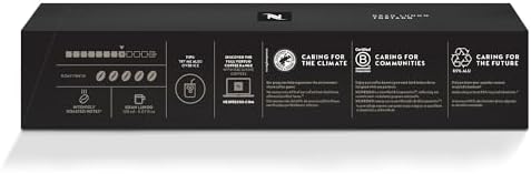 Nespresso Capsules Vertuo, Fortado Gran Lungo Americano, Dark Roast Espresso Coffee, 30 Count Coffee Pods, Brews 5.0oz.