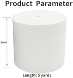3-Inch Elastic Band for Sewing – 5 Yards of Strong and Durable Stretch Fabric Knit Elastic Bands for DIY Crafts, Waistband Clothes and Pants Waist and Accessories (White)