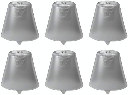 FCS Pack of 6 Click Sleeve for Siemens Signia Run/Prompt/Intuis Click-CIC/ITC and RIC Hearing Aid (Closed-Small).