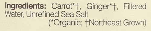Real Pickles, Carrots Ginger Organic, 15 Ounce