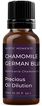 Mystic Moments | Chamomile German Blue Essential Oil Dilution 3% Jojoba Blend - 10ml