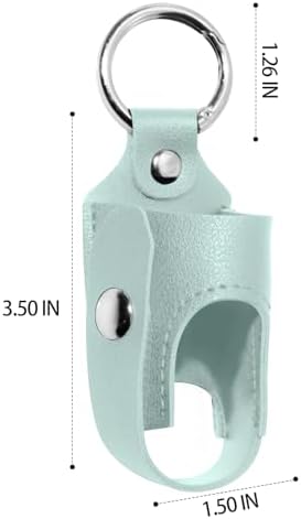 Holder Travel Case for Asthma Inhaler, PU Leather Travel Handy Mini Holster for Adults and Kids, Inhaler Not Included, Blue