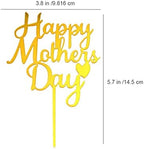 10pcs Happy Mothers Day Cake Topper Cake Picks Acrylic Sticks Happy Mothers Day Sign for Flower Bouquet for Motherday Birthday Cupcake Party Favors Decorations