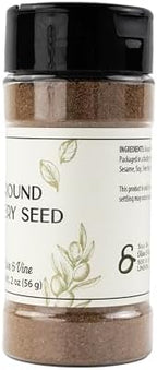 Olive & Vine Ground Celery Seed, Earthy Flavor, For Dressings & Marinades, Rich Tradition, Authentic Taste, For Global Recipes (2 Ounce)