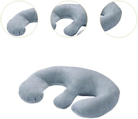 harayaa Beauty Salon Breast Pillow Chest Support Cushion Practical Massage Chest Cushion Breathable for Travel Dorm SPA Hotel Ladies, Gray