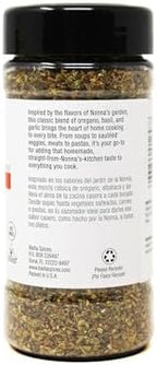Badia Nonna's All Purpose Italian Seasoning, 2 oz - Oregano, Basil, Garlic, Salt Blend, Meats, Pastas, Vegetables, Gluten Free, No Msg