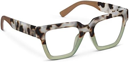 Oprah's Favorite Things Take a Bow Oversized Square Blue Light Blocking Reading Glasses