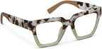 Oprah's Favorite Things Take a Bow Oversized Square Blue Light Blocking Reading Glasses
