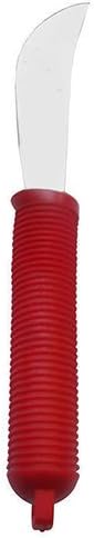 NRS Healthcare Red Handled Cutlery - Rocker Knife