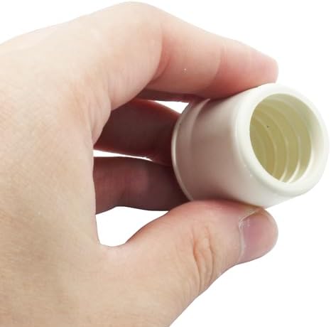 16Pcs 7/8 Inch (22mm) Chair Leg Tips Caps, Round Rubber Non-Slip Folding Chair Leg End Caps White Furniture Table Feet Caps Floor Protector Cover for Hardwood Floors