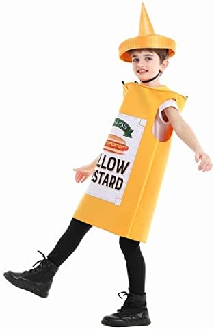 Seasons Yellow Mustard Costume For kids, Halloween Costume, One Size