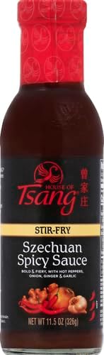 HOUSE OF TSANG Spicy Szechuan Stir-Fry Sauce, 11.5 Oz