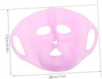 minkissy 3pcs Silicone Facial Mask Covers with Ear Hooks Reusable Skincare Tool for Enhanced Absorption and Fit for Night Face Masks Routine