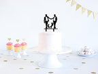 Gay Wedding Cake Topper, Grooms Cake Topper, Mr & Mr Cake Decorations With Dogs - Gift for Gay Wedding/Engagement/Anniversary Party Decoration (Two Dogs)