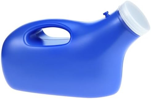 QWORK Urinal Bottles for Men, Male Portable Urine Bottles, 2000Ml Urinal Collector with Lid