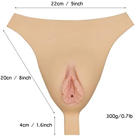 Fake Girl Underwear Transgender Thong Crossdresser Silicone Gaff Pantyhose Camel Toe Sissy Men