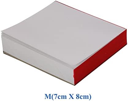 SNAWOP Dental Mixing Pads 300 Sheets Poly Coated Disposable Mix Paper Small/Medium/Large (M(7 * 8cm))