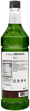 Monin Flavored Syrup, Kiwi, 33.8-Ounce Plastic Bottle ( 1 liter)