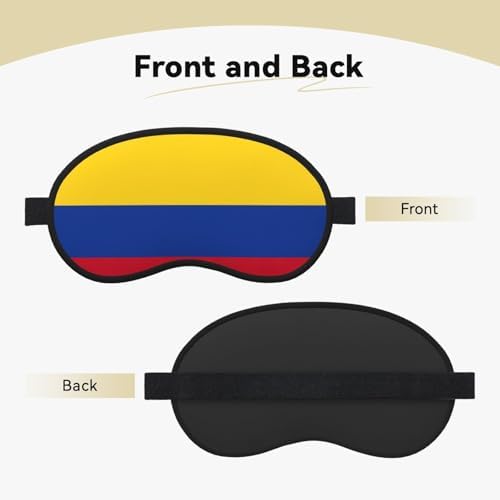 Flag of Colombia Sleep Mask 100% Light Blocking Eye Mask for Sleeping, Sleep Mask for Unisex for Travel/Nap