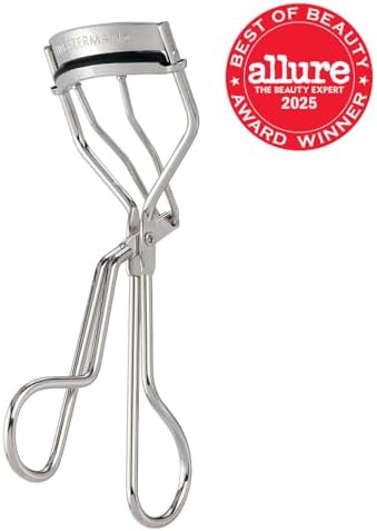 Tweezerman Classic Eyelash Curler with Refill Pads - Makeup Eyelash Tool for All Eye Shapes