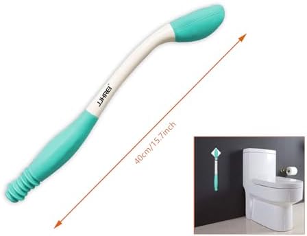 Butt Wiper Tool - Toilet Aids for Wiping Bottom - Self Wipe Assist for Toileting Wand - Long Reach Comfort Bathroom Wiper for Disabled Elderly After Surgery