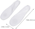 KOMBIUDA Invisible Gel Arch Support Insoles for Women, Anti-Slip Massage Foot Pads with Silicone, One Pair Free Size Shoe Inserts for High Heels and Daily Comfort