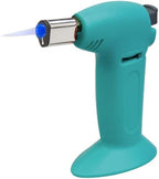Dental Lab Torch Aquamarine Electronic Micro Torch Lighter Lab, Dental, Medical, Electronic Ignition, Adjustable Flame Blow Torch