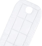 Massage Table Pad Salon Bed Cover Breathable with Face Hole for SPA Beauty Polyester Thickened Mattress 27.56inchx72.83inch, white
