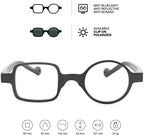 DIDINSKY readers presbyopia reading glasses anti blue light for men and women. Rubber touch, flexible temples and anti-reflective lenses. Graphite +1.5 - DALI BIO