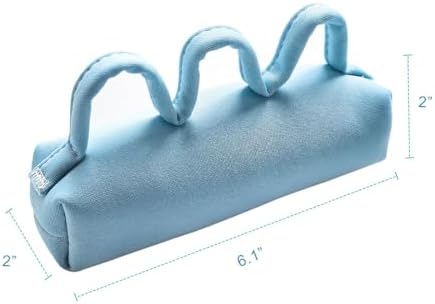 Palm Grip Protector, Hand Contracture Cushion with Finger Separator, (2 Pack) Finger Therapy and Hand Exercisers for Stroke, Arthritis, Parkinson Dementia