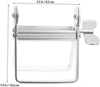 Sturdy Toothpaste Squeezer Tool for Hair Dye and Lotion Precision Dispensing Eliminates to Use for All Ages for Home and Salon Use Silver Finish